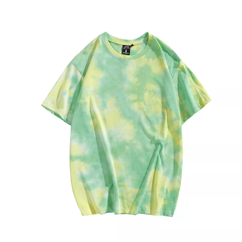 Loose Tie Dye Cotton Women's T-Shirt