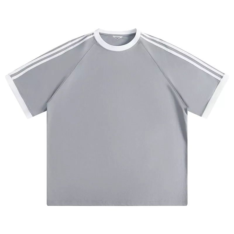 Unisex Color-Block Raglan Sleeve Short-Sleeve Men's T-Shirt
