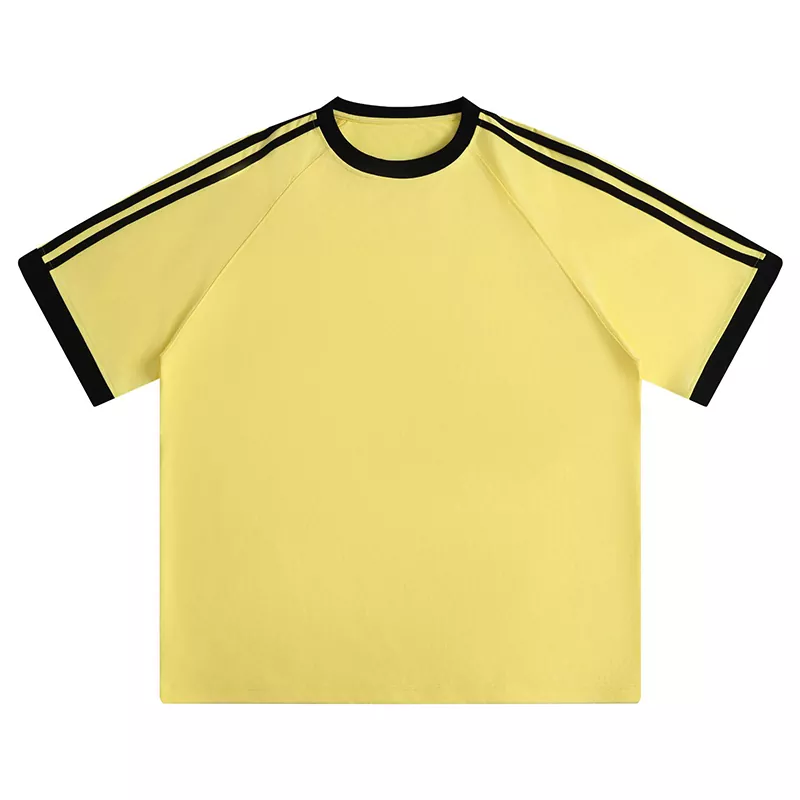 Unisex Color-Block Raglan Sleeve Short-Sleeve Men's T-Shirt